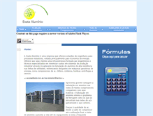 Tablet Screenshot of exataaluminio.com.br